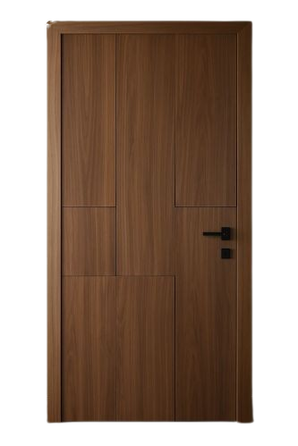 Teak veneer door with rich wood grain finish - Premium luxury interior doors by Thrishank